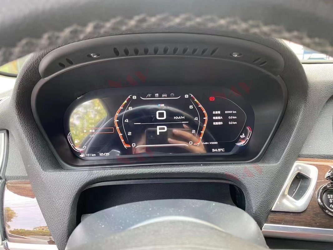 Digital Cluster Custom LCD Car Dashboard Build In 1DIN Für BMW E60 E70 E71