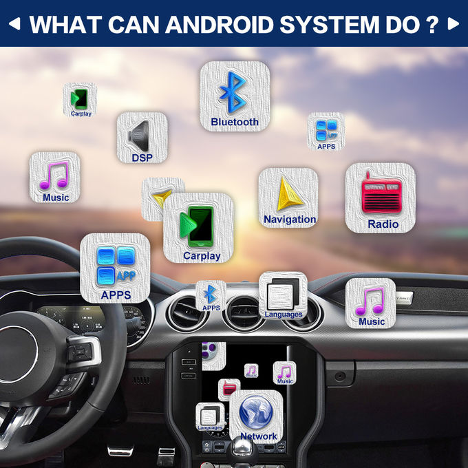 Android-Noten-Siebkopf-Einheit für Auto-Multimedia-Spieler GPS-Radio 2007-2013 Infiniti G25 G37 Android 9 Stereo0