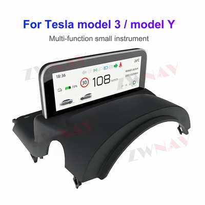 4,6 '' Digital Instrument Cluster Display Tesla Model 3 Model Y AMD / Intel Auto-LCD-Armaturenbrett