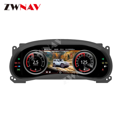 12,3 &quot;LCD Digital Instrument Cluster Display Jeep Wrangler Auto-Armaturenbrett GPS-Navigation
