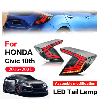 Des Auto-Endstück-Light2016-2021For Honda 10 Schlusssignal-Versammlungs-strömende Drehsteuerung Generations-bürgerliche 2 Fach-LED