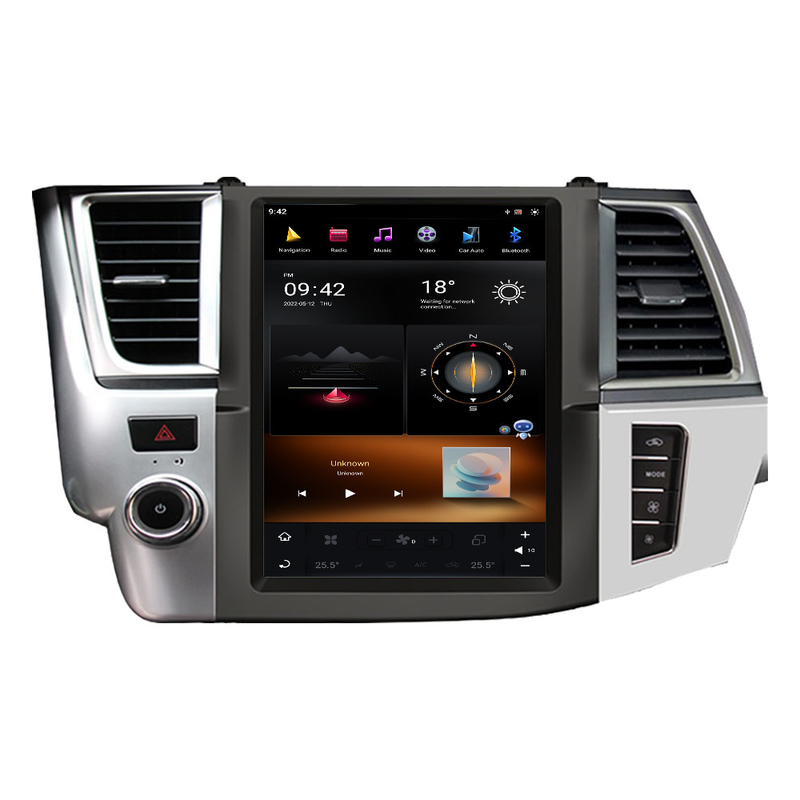 Kern-Autoradio-Spieler Android11 Qualcomms Octa für Toyota-Hochländer 2014-2021