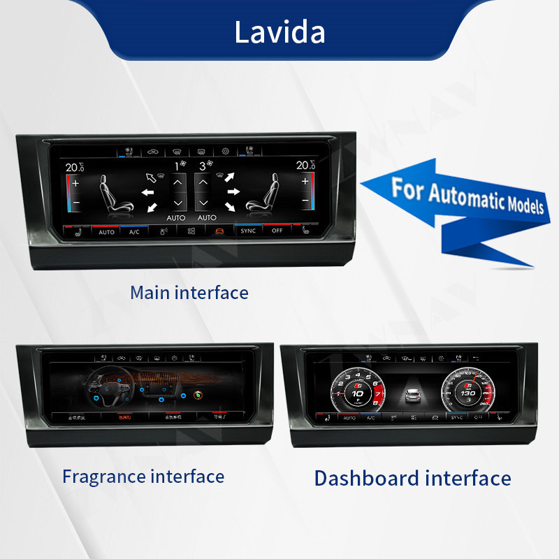 6,9 '' Carplay Auto Radio Klimaanlage Panel für Volkswagen Lavida Bora Golf 7