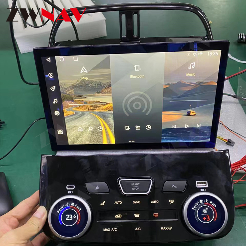 2016-2020 Autoradio Tesla Stil Jaguar F-Pace Multimedia Player GPS Navigation DSP Stereo