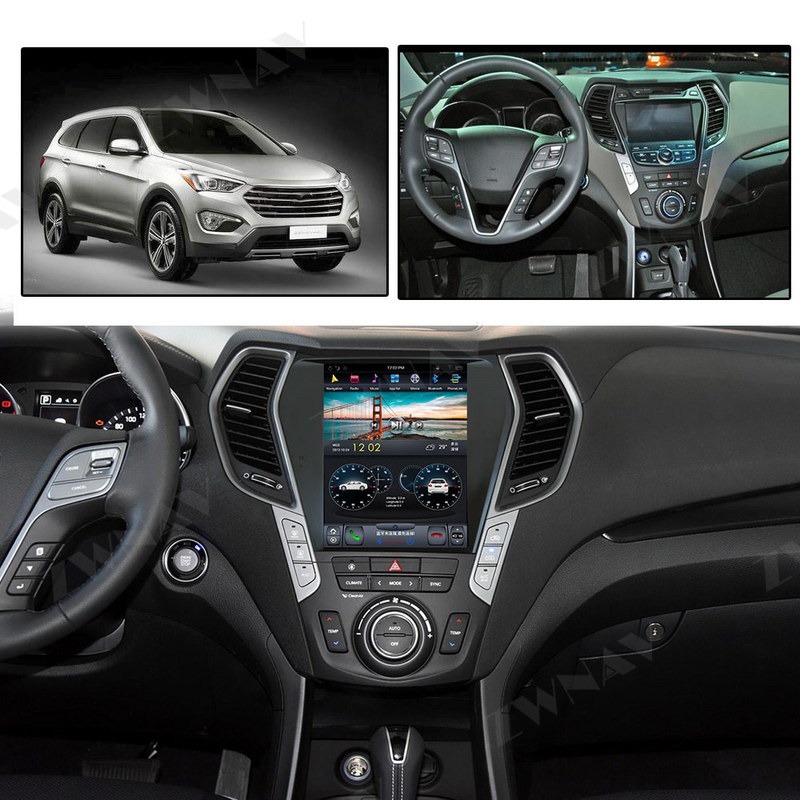 Autoradio Tesla Style Head Unit für Hyundai Santa Fe Ix45 2013-2018 Multimedia Player
