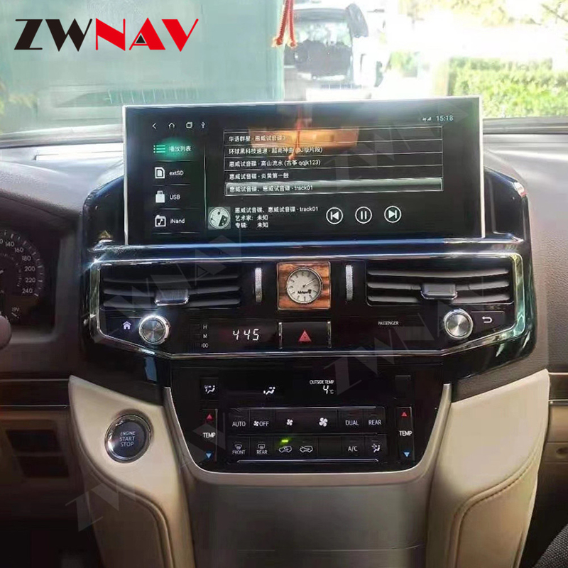 12,3 Zoll-Android-Auto-Stereoauto-Multimedia-Spieler für Toyota LC200 2008-2021