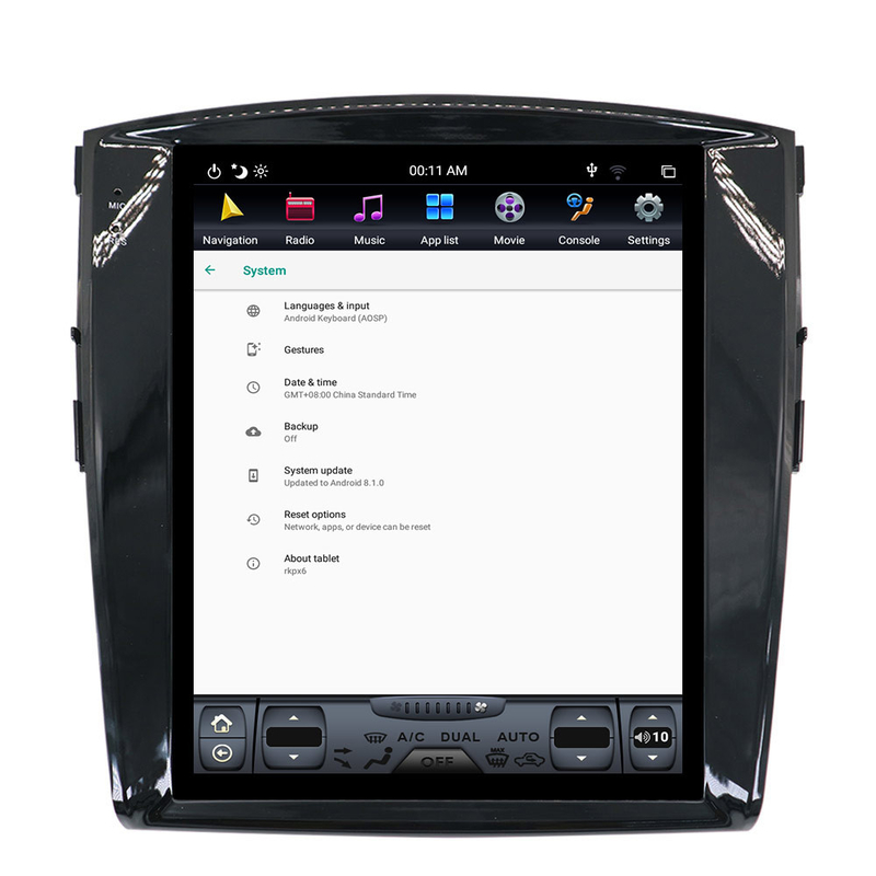 64GB Touch Screen Auto-Stereokopf-Einheit Android 9 für Mitsubishi Pajero V97 V93