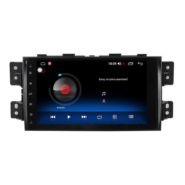 Navigations-Kopf-Einheit NXP6686 Borrego KIA Android Carplay Single Din