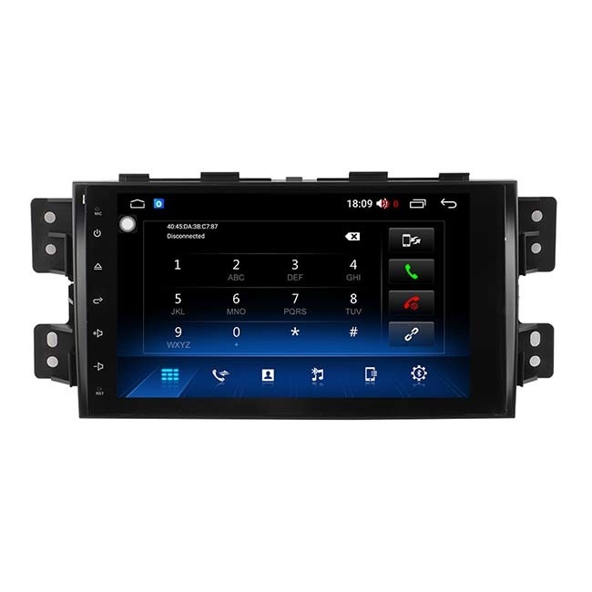 Navigations-Kopf-Einheit NXP6686 Borrego KIA Android Carplay Single Din