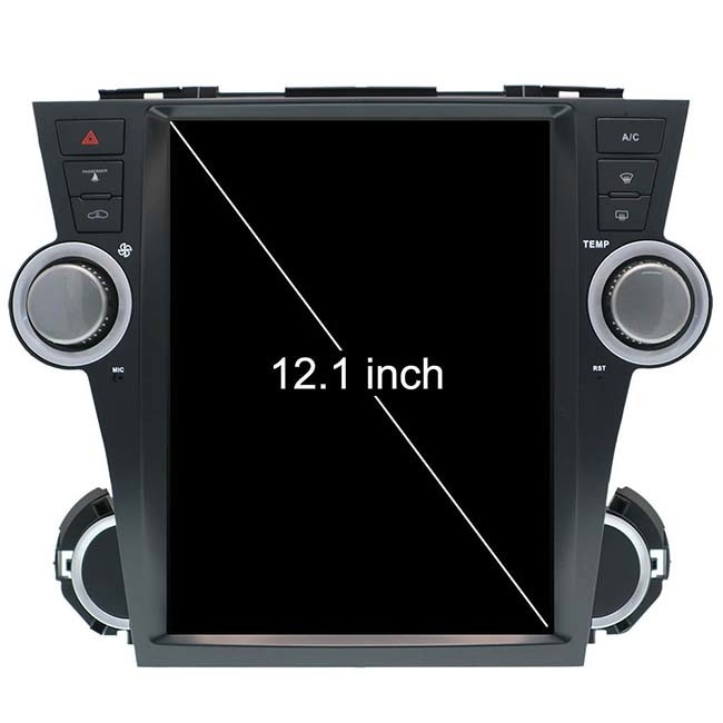 Toyota-Hochländer-Android-Kopf-Einheit 2013 PX6 12,1 Zoll Navigationsanlage