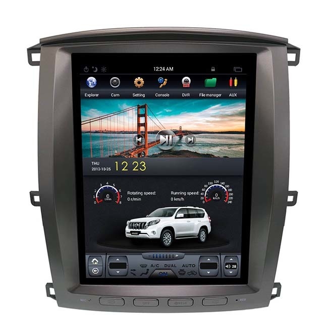 12,1 Art-Kopf-Einheits-Land Cruisers 64GB des Zoll-PX6 Tesla Auto GPS-Spieler
