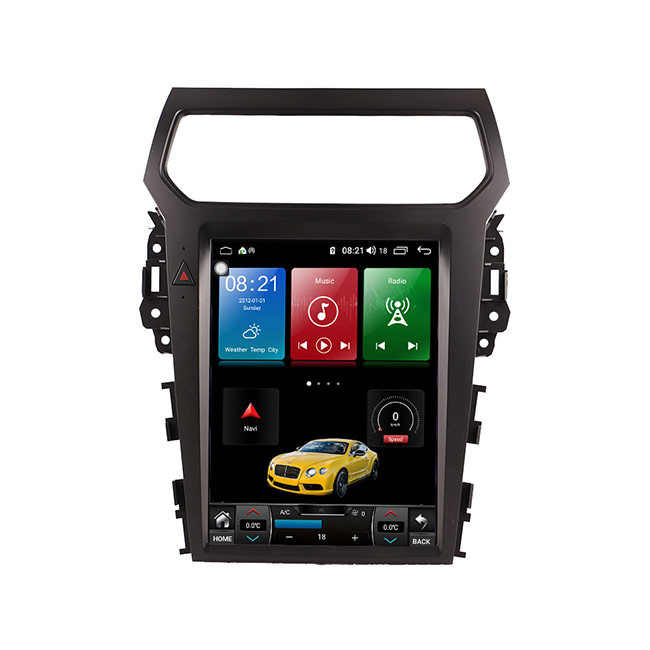 Lärm-Navigations-Kopf-Einheits-Auto Stereo-Android 9,0 des Doppelt-32G für Ford Explorer