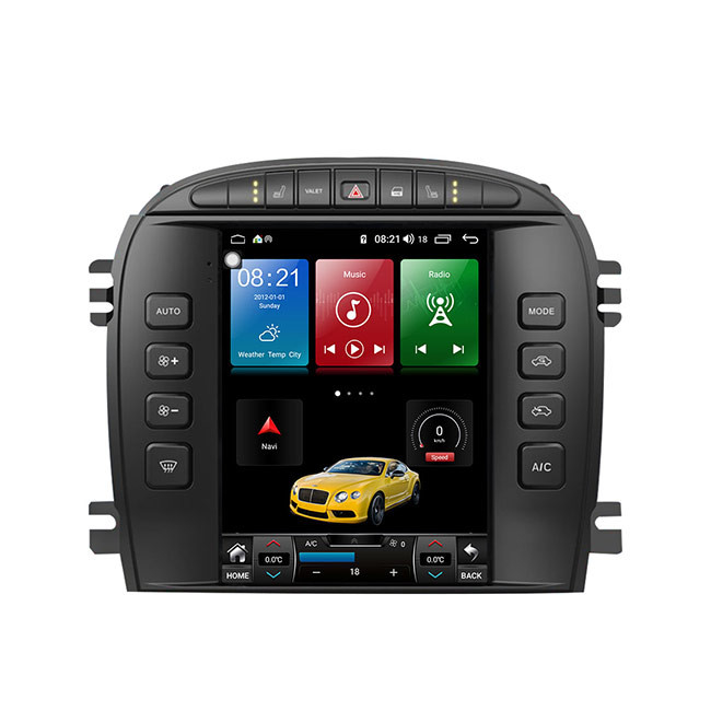 Drahtloser Carplay einzelner Lärm 128G 12v 10,4 Zoll-Autoradio-Binden-Jaguars