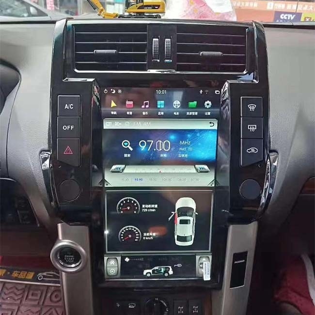 System 1080P PX6 Android 9,0 Toyota SAT Nav einzelner Lärm gps-Stereoeinheit
