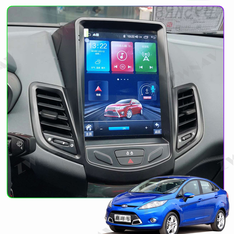 10,4 Zoll-Android-Selbsthaupteinheits-Funknavigation Android 10 Carplay für Ford Fiesta