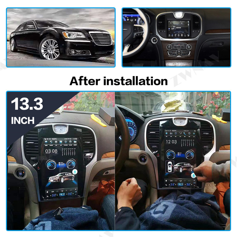Funknavigations-Auto-Stereohaupteinheit Android 9,0 Carplay für Chrysler 300C 2013-2019